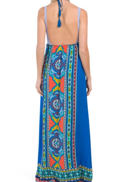 La Moda Halter Maxi Sun Dress - Picture 4 of 13